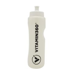 Kulacs, Vitamin360 Water Bottle - White, 1000 ml