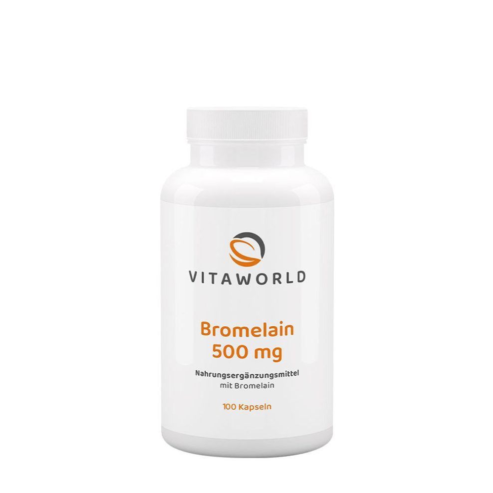 Bromelain 500 mg, Vitaworld Bromelain 500 mg, 100 kapszula