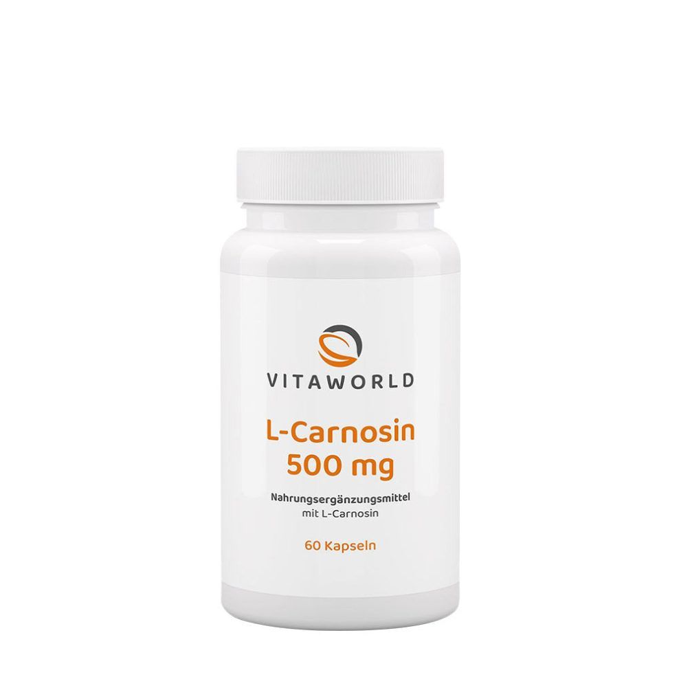 Karnozin 500 mg, Vitaworld Carnosine 500 mg, 60 kapszula