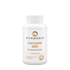 Kurkumin 500 mg, Vitaworld Curcumin 500, 120 kapszula