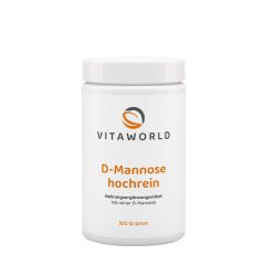 Nagy tisztaságú D-mannóz, Vitaworld D-Mannose high purity, 100 g