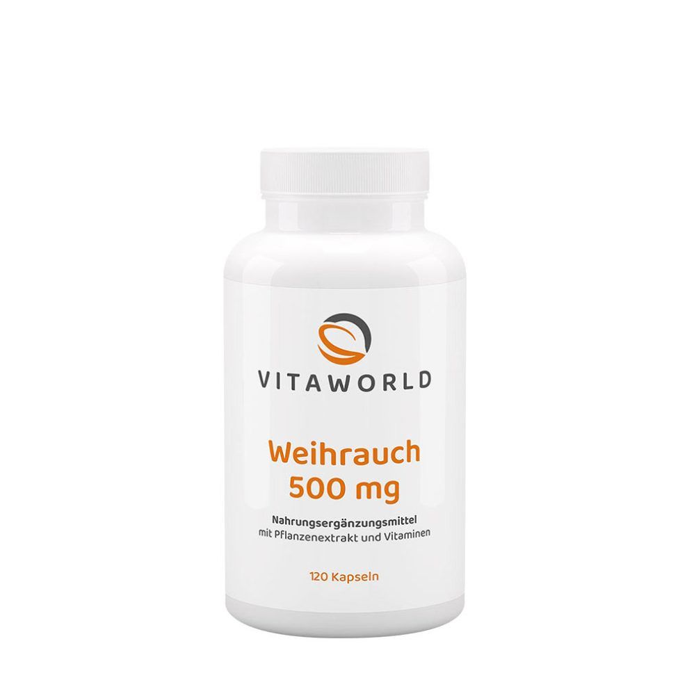 Tömjén 500 mg, Vitaworld Frankincense 500 mg, 120 kapszula