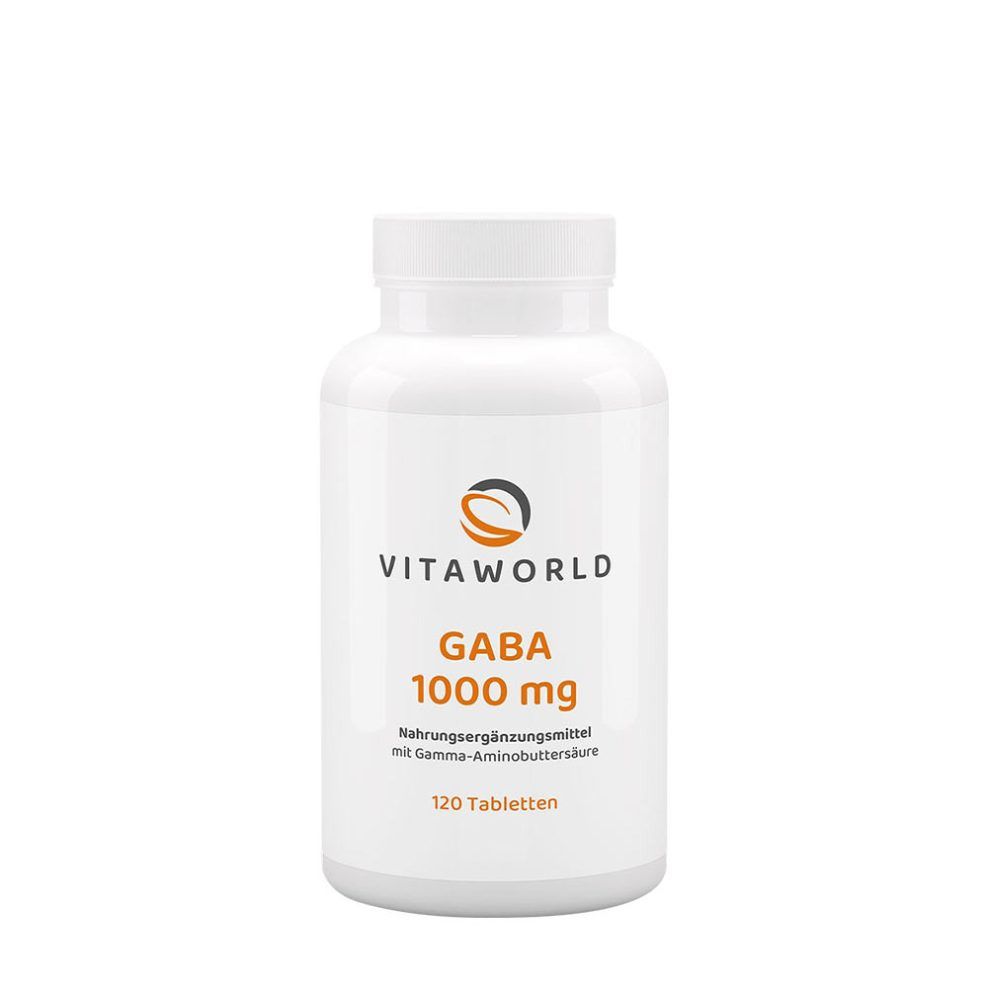 GABA 1000 mg, Vitaworld GABA 1000 mg, 120 tabletta