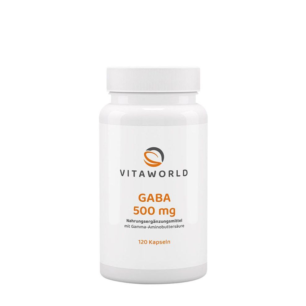 GABA 500 mg, Vitaworld GABA 500 mg, 120 kapszula