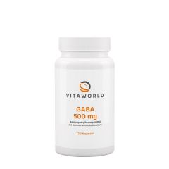GABA 500 mg, Vitaworld GABA 500 mg, 120 kapszula