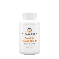 Graviola kivonat 500 mg, Vitaworld Graviola extract 500 mg, 120 kapszula