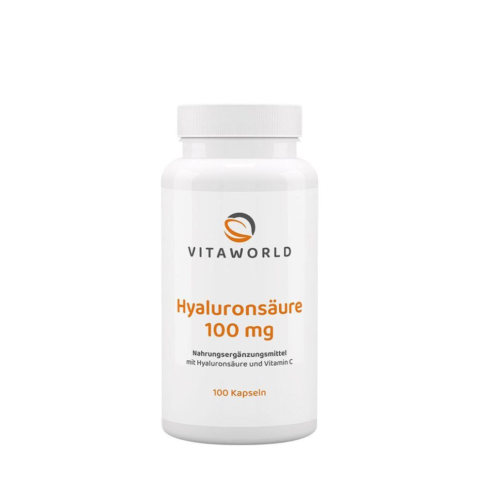 Hialuronsav 100 mg, Vitaworld Hyaluronic Acid 100 mg, 100 kapszula