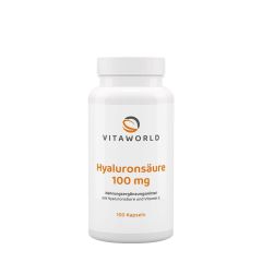 Hialuronsav 100 mg, Vitaworld Hyaluronic Acid 100 mg, 100 kapszula
