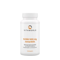 Antarktiszi krillolaj 500 mg, Vitaworld Krill Oil Antarctica 500 mg, 100 kapszula