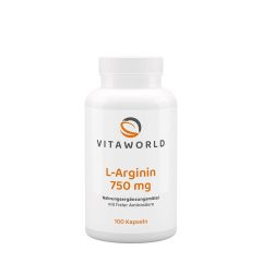 L-arginin 750 mg, Vitaworld L-arginine 750 mg, 100 kapszula