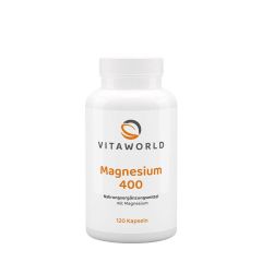 Magnézium 400 mg, Vitaworld Magnesium 400, 120 kapszula