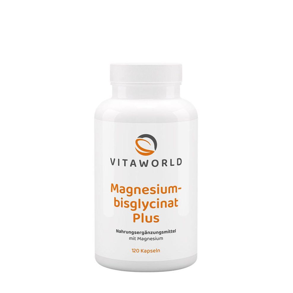 Magnézium-biszglicinát, Vitaworld Magnesium bisglycinate plus, 120 kapszula