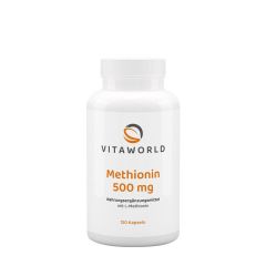 Metionin 500 mg, Vitaworld Methionine 500 mg, 120 kapszula