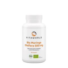 Bio moringa 500 mg, Vitaworld Moringa Oleifera 500 mg Organic, 120 kapszula