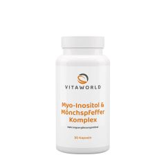 Mio-inozitol barátcserje-kivonattal, Vitaworld Myo-Inositol + Chaste Tree Complex, 90 kapszula