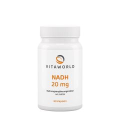 NADH 20 mg, Vitaworld NADH 20 mg, 60 kapszula