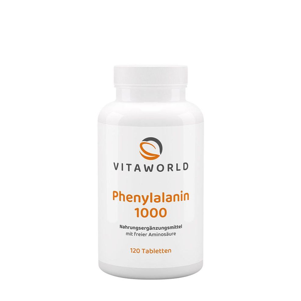 Fenilalanin 1000 mg, Vitaworld Phenylalanine 1000 mg, 120 tabletta
