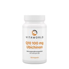 Q10 koenzim 100 mg ubikinonnal, Vitaworld Q10 100 mg Ubichinon, 100 kapszula