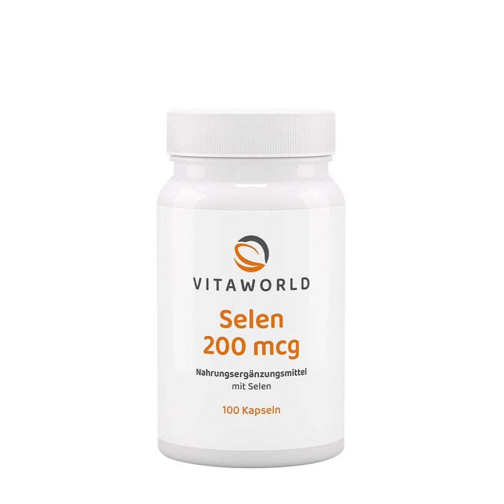 Szelén 200 µg, Vitaworld Selenium 200 mcg, 100 kapszula