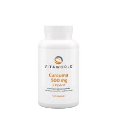 Kurkuma 500 mg, Vitaworld Turmeric 500 mg, 120 kapszula