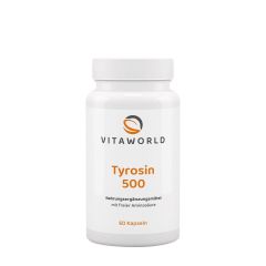 Tirozin 500 mg, Vitaworld Tyrosine 500 mg, 60 kapszula