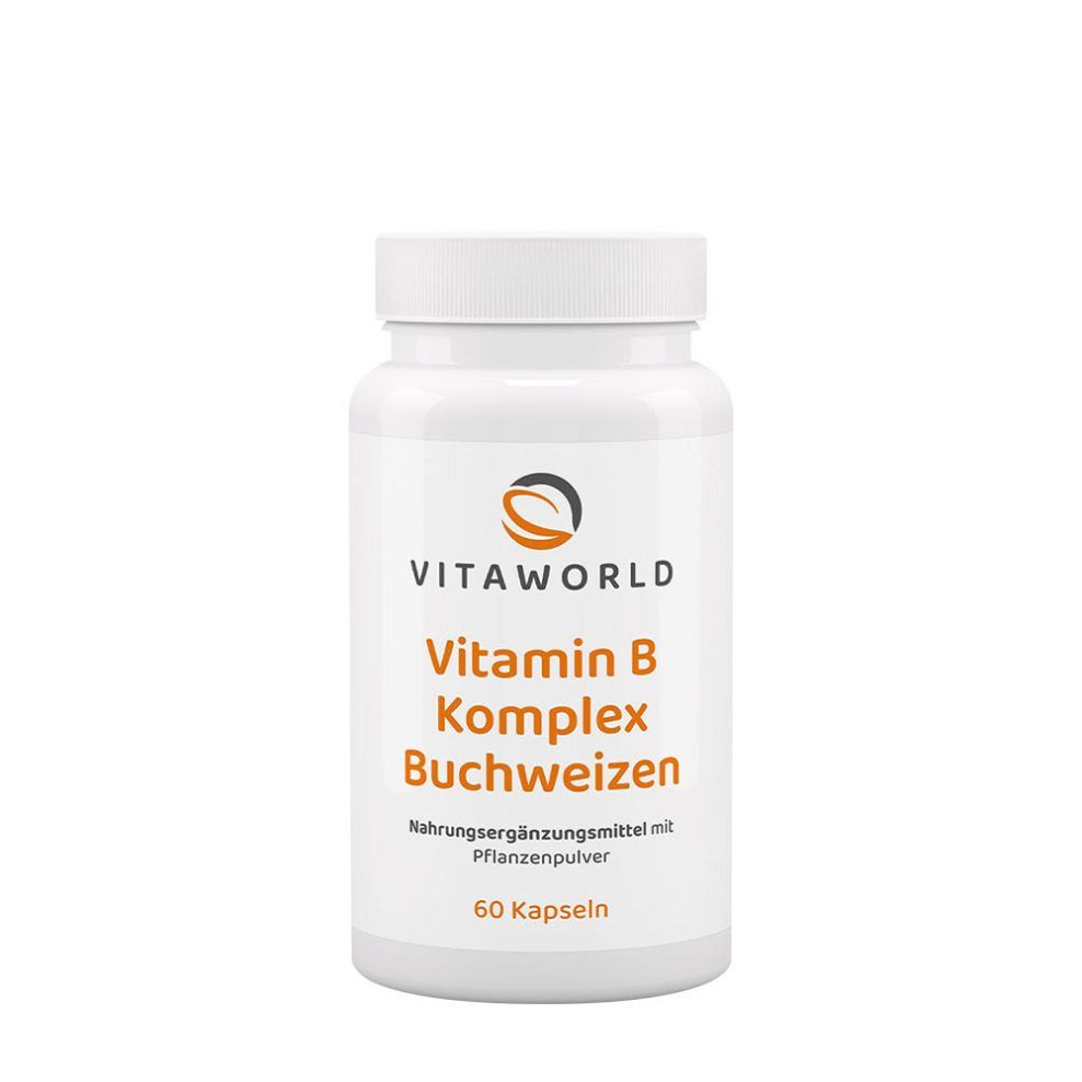 B-vitamin-komplex hajdinával, Vitaworld Vitamin B Complex Buckwheat, 60 kapszula