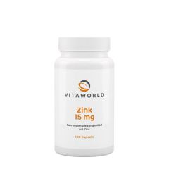 Cink 15 mg, Vitaworld Zinc 15 mg, 100 kapszula