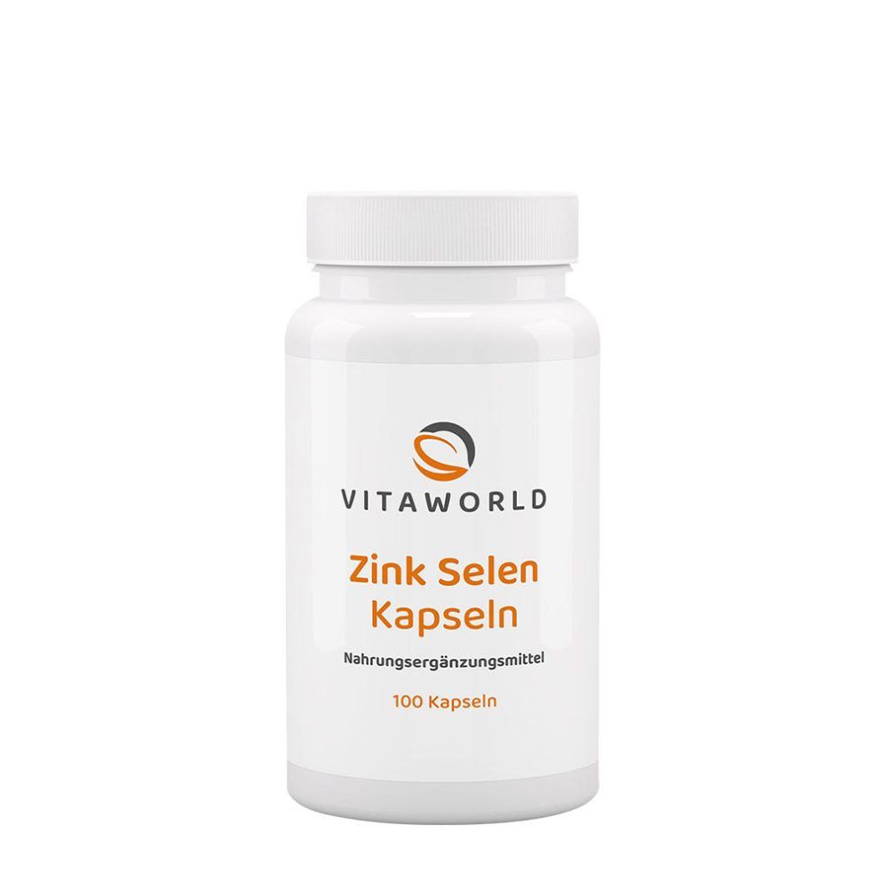 Cink és szelén, Vitaworld Zinc Selenium, 100 kapszula