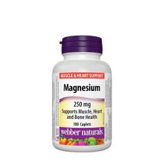 Magnézium 250 mg, Webber Naturals Magnesium 250 mg, 100 tabletta