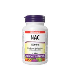 NAC 1000 mg, Webber Naturals NAC 1000 mg, 90 tabletta