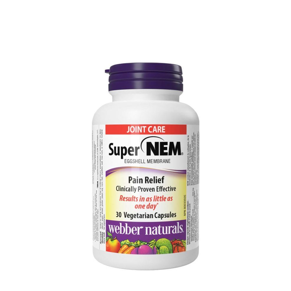 Tojáshéjhártya-kivonat, Webber Naturals Super NEM® Eggshell Membrane, 30 kapszula